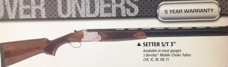 12 and 20 gauge Tri-Star Setter up for auction